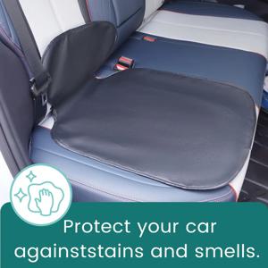 가죽 자동차 시트 보호 매트 - 방수 및 얼룩 방지 패드 어린이용 자동차 시트 범용 적합 세단 SUV