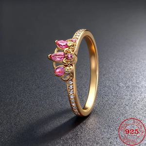 여성을위한 925 스털링 실버 사파이어 하트 반지 결혼식 발렌타인 데이 기념일 스털링 선물 빈티지 반지 럭셔리 쥬얼리