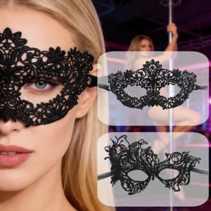 여성용 속이 빈 레이스 가면, 섹시 코스프레, 무도회 파티 소품, 의상 가면, 나이트클럽 여왕 눈가리개