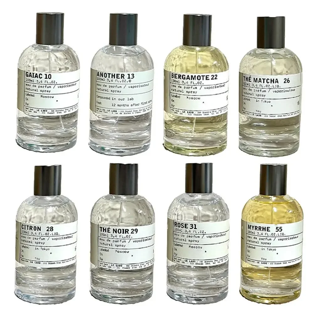 새로운 100ml 향수 파르펭 No.33 No.13 No.29 No.31 오래 지속되는 향기 랩 향수 가벼운 향기 신선한 향기 향수