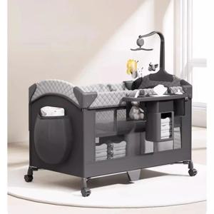 맞춤형 신생아 기저귀 교환대, 휴대용 신생아 침대 옆 침대, 이동식 조립형 대형 침대, 접이식 아기 침대, 흔들 침대