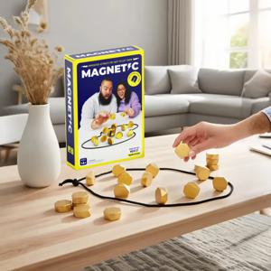 파티 게임 자석 스톤 게임 인터랙티브 자석 보드 전략 게임, 가족, 어린이, 성인에게 적합, 고품질, 가장 긴 측면 길이는 3.4cm
