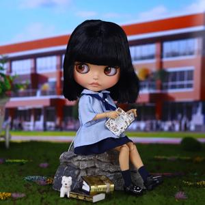 ICY DBS 블라이스 인형 BJD 관절형 바디 탄색 피부 무광 얼굴 세트 인형 1/6 30cm 소녀 선물 애니메이션 SD