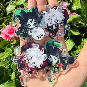 게임 The Freak Circus 피에로 하레퀸 테레사 코스프레 의상 키 체인 아크릴 키체인 펜던트 선물