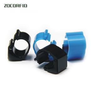 10pcs Hi -tag-S256 비둘기 반지 플라스틱 새 다리 반지 태그 닭 반지 비둘기 새 추적을위한 동물 rfid 반지 태그
