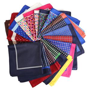 Tailor Smith Mens Pocket Squares 빈티지 대형 폴카 도트 체크 페이즐리 정장 손수건 럭셔리 남성 행키 액세서리