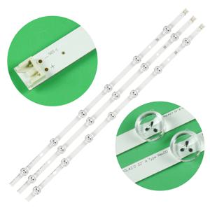 (새 키트) 3 pcs 6/7led 590mm led 백라이트 스트립 교체 lg 32ln5100 32ln545b innotek pola2.0 32 인치 a b 유형 hc320dxn