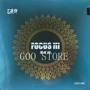우정 729 FOCUS III Focus 3 스나이프 탁구 고무 Pips-In Original 729 FOCUS 탁구 스폰지