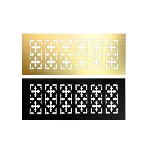 알루미늄 합금 직사각형 에어 벤트 그릴 환기 커버, 옷장 신발 옷장 캐비닛 메쉬 홀 루버 벤트 홈 장식 커버