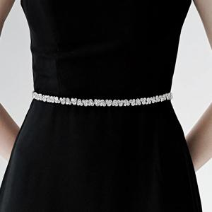 여성 액세서리에 대한 신부 수제 라인 석 벨트 파티 크리스탈 웨딩 드레스 벨트 Strass 신부 새시 신부 들러리 선물