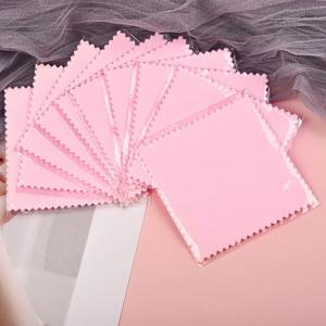 50 개/대 8x8cm 실버 클린 폴리싱 천 개별적으로 포장 된 소프트 클린 닦아 닦아 천 쥬얼리 액세서리 청소 도구