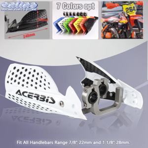 모토크로스 핸드바 핸드가드 보호대 보호 오토바이 더트 피트 자전거 ATV 쿼드, 엔듀로 핸드 가드 포함, 22mm, 28mm