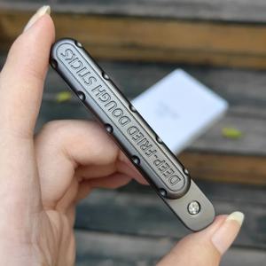 성인용 EDC 금속 피젯 토이, 촉각 조절 가능 슬라이더, 밀고 당기고 돌리는 피젯 토이, ADHD 집중력, 스트레스, 불안 완화용