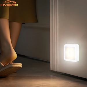 모션 제어 인체 센서 LED 야간 조명 스마트 배터리 작동 WC 침대 옆 램프 룸 복도 통로 홈 라이트