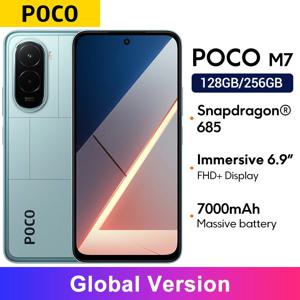 포코 M7 글로벌 버전 스냅드래곤 685 스마트폰 몰입형 6.9인치 144Hz FHD+ 디스플레이 7000mAh 배터리 NFC 33W 충전