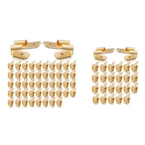 피기백 스페이드 커넥터, 3 방향 어댑터, 듀얼 수-싱글 암 황동 빠른 연결 해제 커넥터