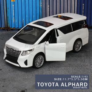 MSZ 1:43 Toyota Alphard Aventador 교수형 모델 클래식 자동차 정적 자동차 모델 합금 다이 캐스팅 자동차 모델 컬렉션 선물 장난감