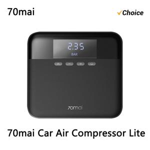 정품 70mai 휴대용 공기 압축기 타이어 팽창기, 자동차 타이어용 공기 펌프, DC 12V 타이어 펌프, 사전 설정 타이어 압력, 자전거 공에 적합