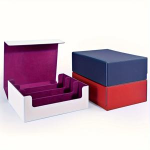 트레이딩 카드 보관함, 1800개 이상의 싱글 덱 수납 가능, 자석 잠금 PU 가죽 카드 박스, TCG, 유희왕 카드 호환