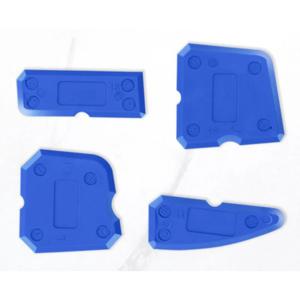 4피스 실리콘 코킹 도구 세트 - 다용도, 손쉬운 청소 및 전문적인 실런트 확산