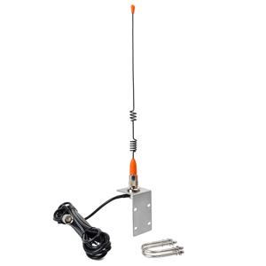 Midland Uniden Icom 해양 라디오용 VHF 해양 안테나, 16.4ft 동축 케이블, U 볼트 및 L 브래킷, 156-163Mhz 안테나