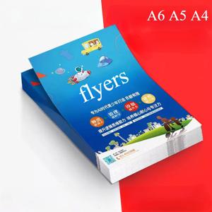 사용자 정의 저렴한 전단지 A6 A5 A4 크기 무료 인쇄 비즈니스 광고 전단지 브로셔 사용자 정의 인쇄 프로모션 전단지