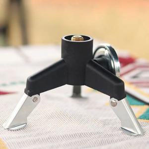 캠핑 가스 스토브 어댑터 커넥터 휴대용 접이식 탱크 삼각대 스탠드 스테인레스 스틸 야외 하이킹 배낭 요리 장비