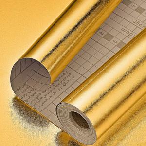 방수 닦았 PVC 골드 실버 벽 스티커 옷장 캐비닛 자기 접착제 가구 벽지 오래된 냉장고 보수 필름