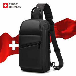 방수 캐주얼 가슴 가방 남자 다기능 도난 방지 USB 충전 남자 Crossbody 가방 여행 대용량 가슴 가방 팩