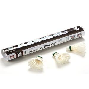 가와사키 배드민턴 볼 킹 8E/10E 거위 깃털 셔틀콕 배드민턴 훈련 라켓 스포츠 내구성 셔틀콕