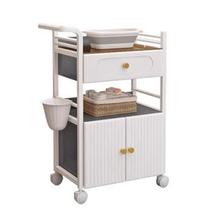 미용실 가구 살롱 트롤리 카트 수납 카트 바퀴 달린 카트 다용도 살롱 가구