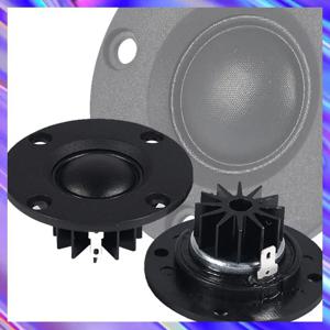 A98Z 2Pcs 트위터 스피커 6 옴 30W Hifi 소프트 돔 실크 필름 트레블 스피커 네오디뮴 톱니 알루미늄 방열판