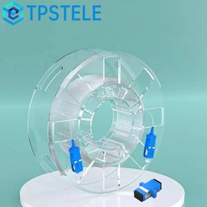 SM G657A2 0.9mm SC/UPC 보이지 않는 케이블 광섬유 패치 코드, FTTH용 연장 패치 케이블, 10/20/30/50/80/100M, Traceless