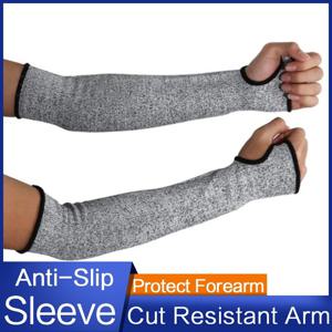 레벨 5 내절단 팔 슬리브, HHPE 메쉬 주방 장갑, 정육점 도구용 절단 방지 보호 오버슬리브