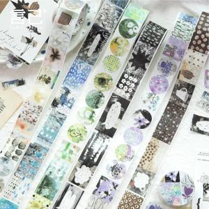 1pcs/1lot 장식 접착 테이프 애완 동물 불규칙한 접합 테이프 DIY 종이 Scrapbooking 일본어 스티커