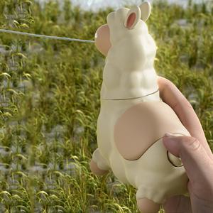 귀여운 침 토하는 라마 물총 흔들리는 머리 알파카 물 분사기 누수 방지 창의적인 여름 야외 물놀이 장난감