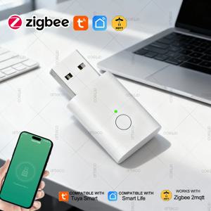 Tuya ZigBee 3.0 신호 중계기 USB 신호 증폭기 스마트 홈 장치 자동화용 홈 어시스턴트 Zigbee 2MQTT용
