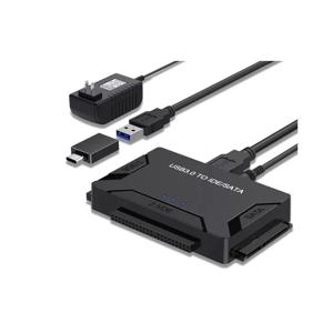 SATA/IDE-USB 3.0 어댑터, 범용 2.5 3.5인치 IDE 및 SATA 외장 HDD/SSD용 하드 드라이브 리더기, 하드 드라이브 어댑터