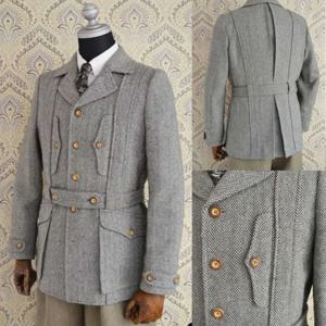 겨울용 남성 정장 1피스 재킷, 레귤러 싱글 브레스트 노치드 라펠 블레이저, 맞춤 제작, 아웃도어 행사용, 최신 디자인