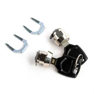 2개의 키가 포함된 오토바이 탑박스 잠금 실린더 키트, 잠금 실린더 코어 플러그, 알루미늄 합금 오토바이 짐칸 트렁크 키 잠금장치