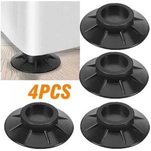 4개입 진동 방지 패드 고무 다리 미끄럼 방지 무소음 스키드 레이저 매트 세탁기용 지지대 댐퍼 스탠드 논슬립 패드