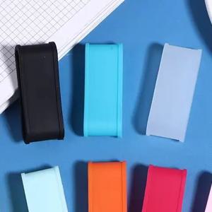 4개 실리콘 테니스 라켓 그립 링 고무 땀 흡수 밴드 탄력 있는 핸들 클로저 신축성 있는 테니스 액세서리