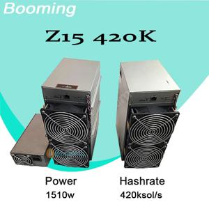 Antminer Z15 420KSol/s Equihash ASIC 채굴기 — 전원 공급 장치가 포함된 Bitmain Z15 Zcash ZEC 채굴기 — 고효율 암호화폐