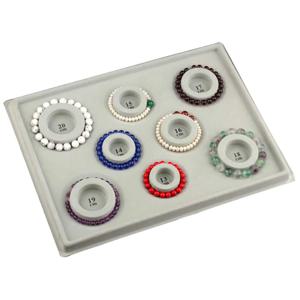 ABQR 비즈 디자인 보드 팔찌 디자인 보드 플로킹 비즈 보드 매트 목걸이 비즈 공예 보석 정리 트레이 -B