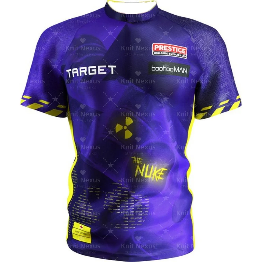 타겟 루크 리틀러 칼라리스 다트셔츠 2025 3D 프린팅 가을 스포츠 레저 빠른 건조 남성 티셔츠 아동 의류 티