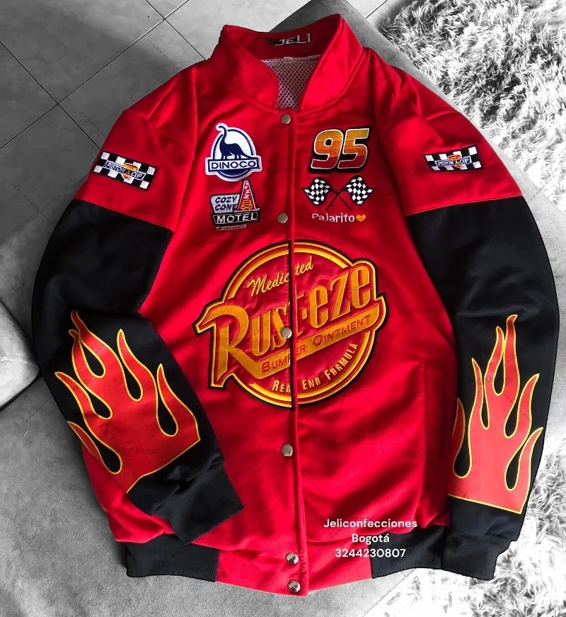 미국 패션 고딕 레터 자수 재킷 남성용 Y2K 스트리트 힙합 하라주쿠 루즈 버튼 긴팔 야구 져지