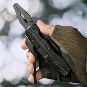 다기능 플라이어: 휴대용 다용도 접이식 플라이어 세트, 스위스 군용 나이프 포함, 야외용 공구 플라이어 키트