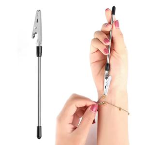 금속 팔찌 도우미 도구 후크 예쁜 팔찌 도우미 간편 쥬얼리 착용 도구 팔찌 목걸이용 보조 도구