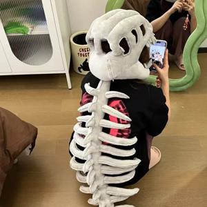 3D 현실적인 공룡 해골 의상 세트 재미 있은 머리 장식 코스프레 복장 플러시 장난감 창의적인 선물