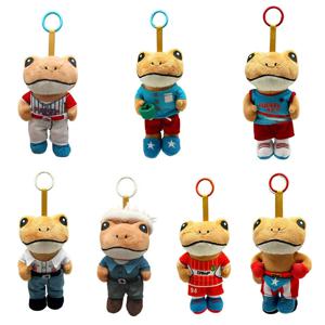 푸에르토리코 스타일 개구리 봉제 인형, 배드 버니 엘 사포 콘초 플러시 토이, 팬들을 위한 독특하고 희귀한 수집용 선물, 생일 선물